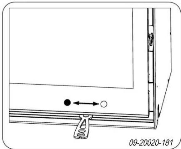 DOVRE 2620 - Bediening van de Iuchtschuiven - 2