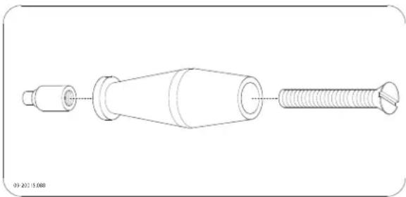 DOVRE 2620 - Montieren des Handgriffs - 1