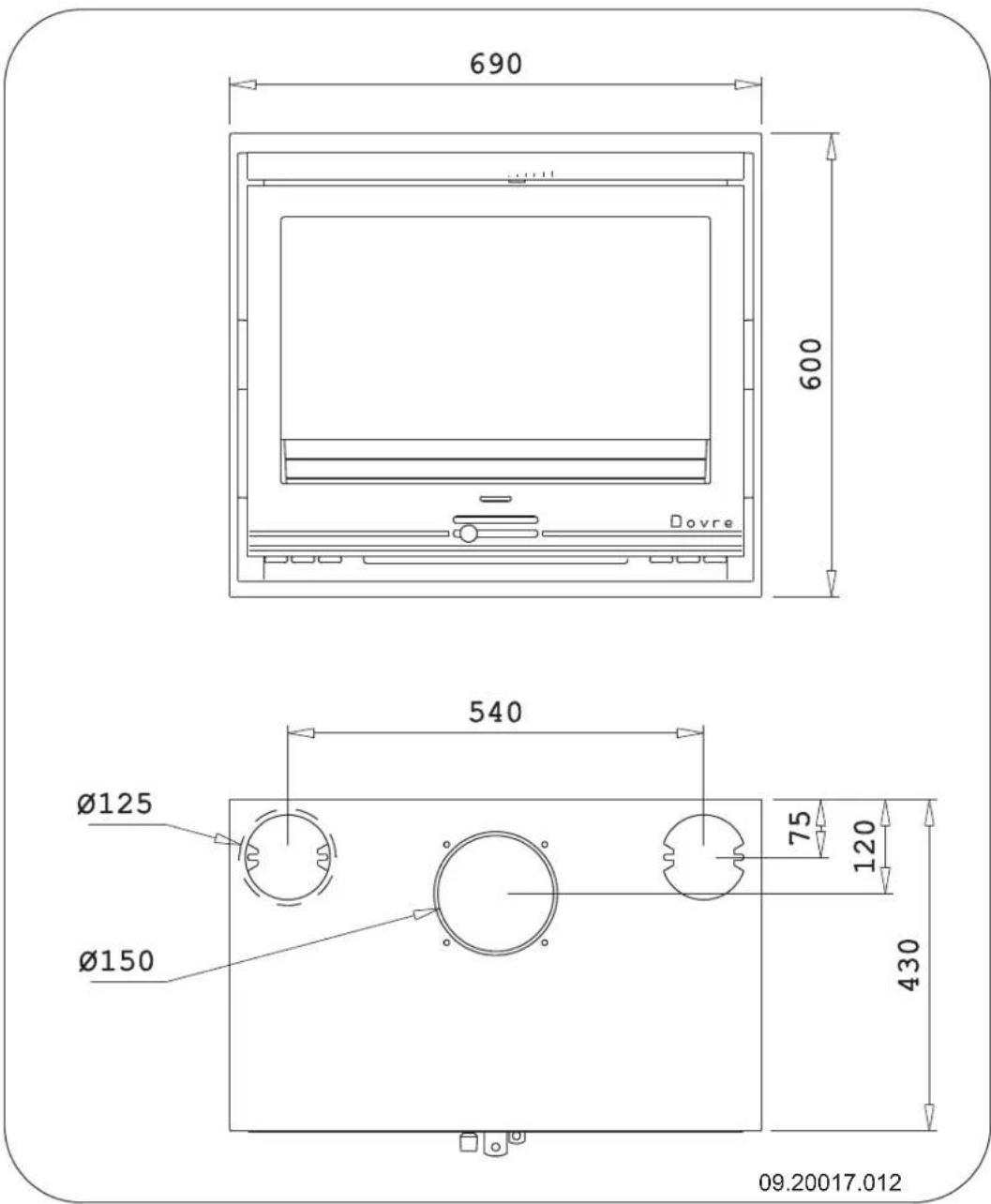 DOVRE 2520VG - Appendix 3: Dimensions - 8
