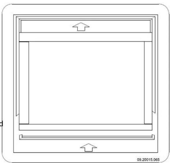 DOVRE 2520VG - Uitwendige kader monteren - 3