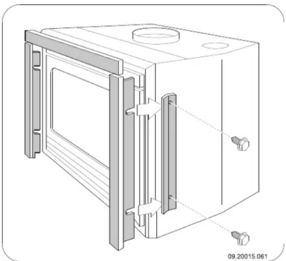 DOVRE 2520S3 - Uitwendige kader monteren - 6