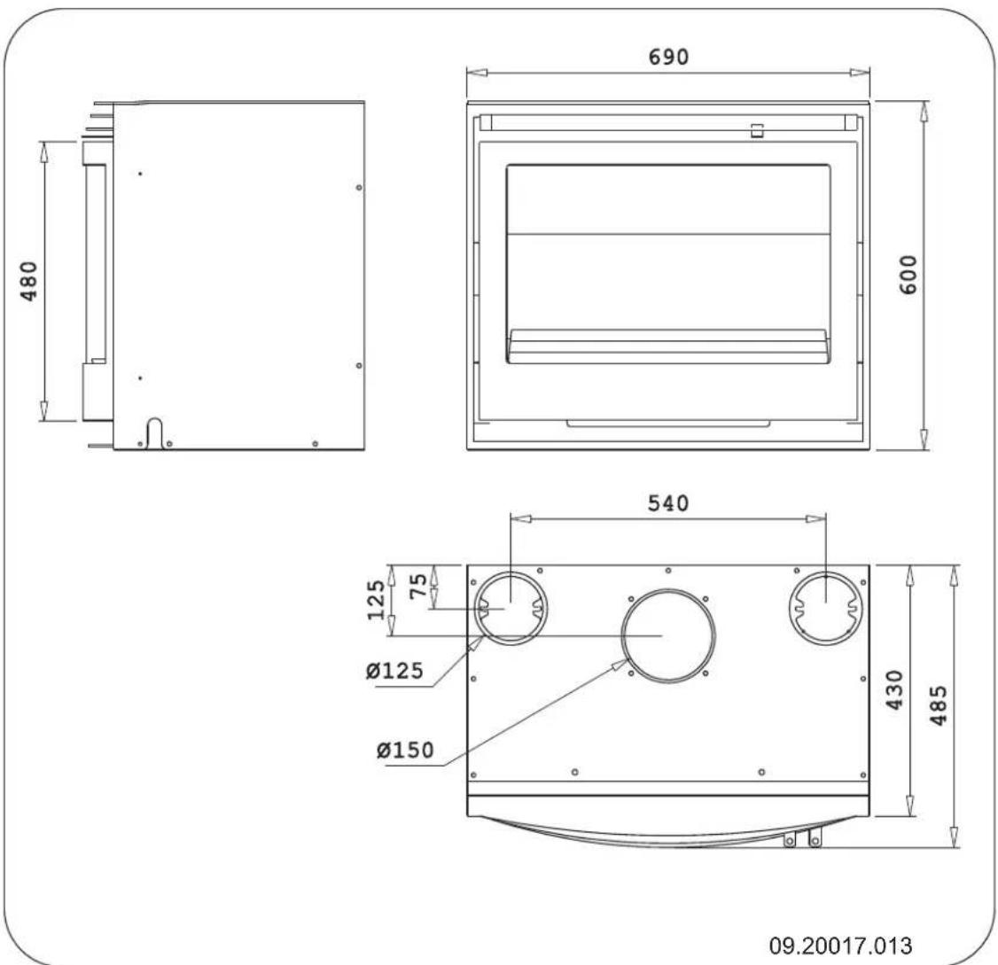 DOVRE 2520S3 - Bijlage 3: Afmetingen - 10