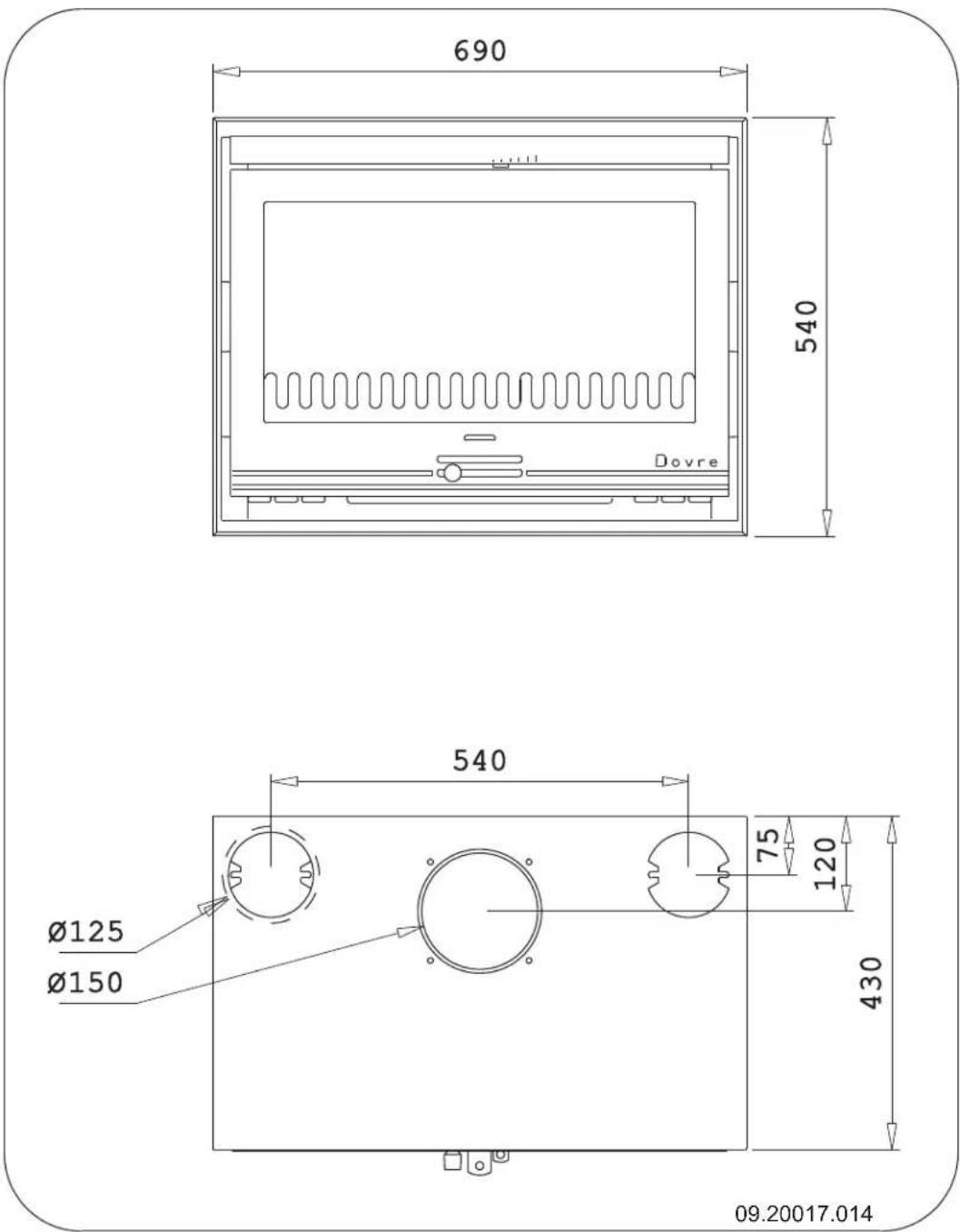 DOVRE 2520S3 - Bijlage 3: Afmetingen - 5