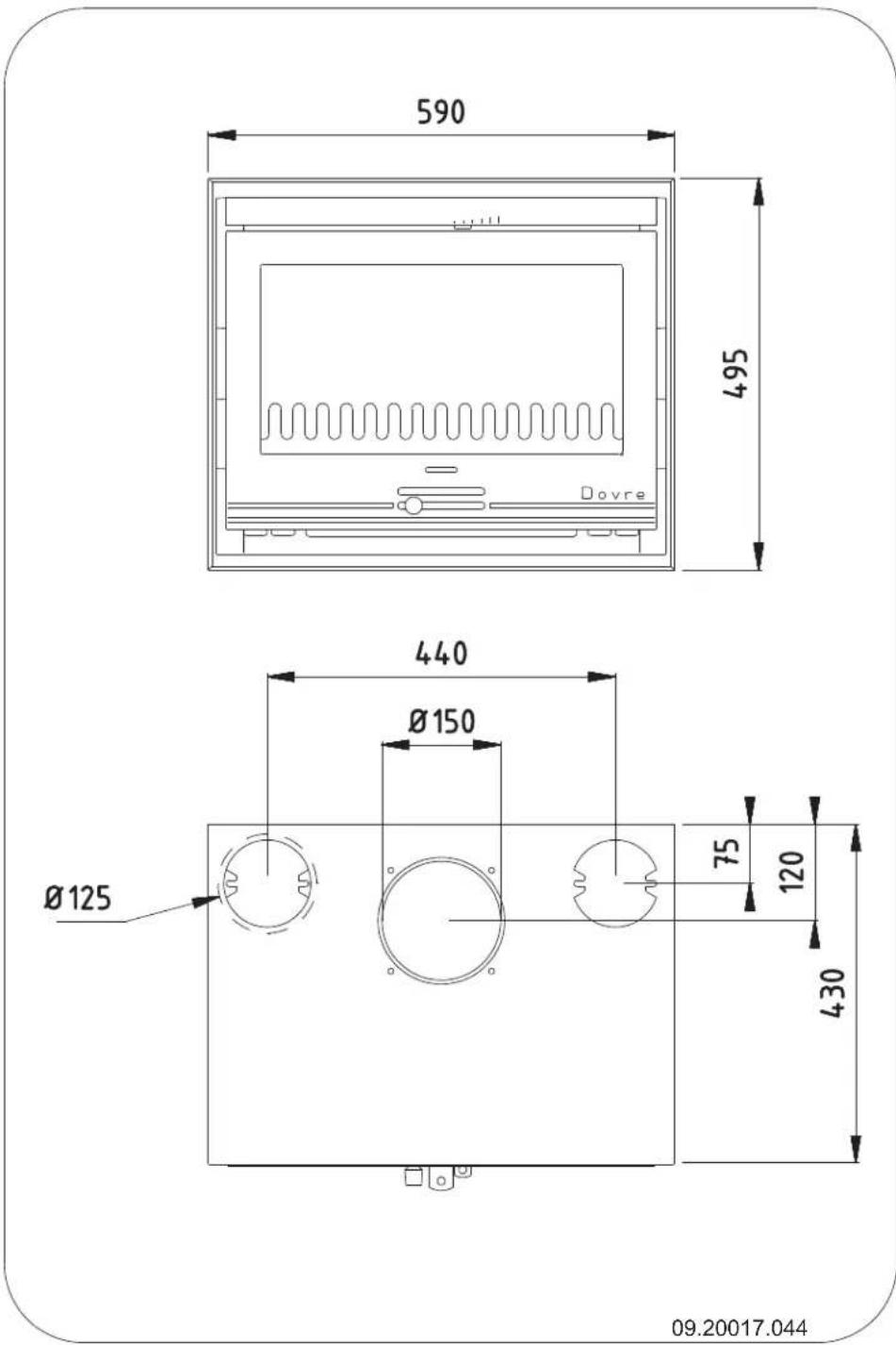 DOVRE 2520S3 - Allegato 3: Dimensioni - 1