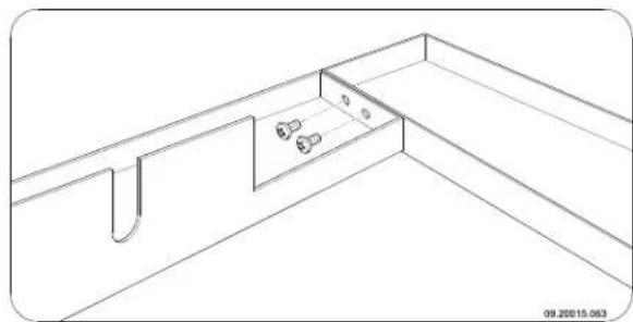DOVRE 2520S3 - Montieren des externen Rahmens - 1