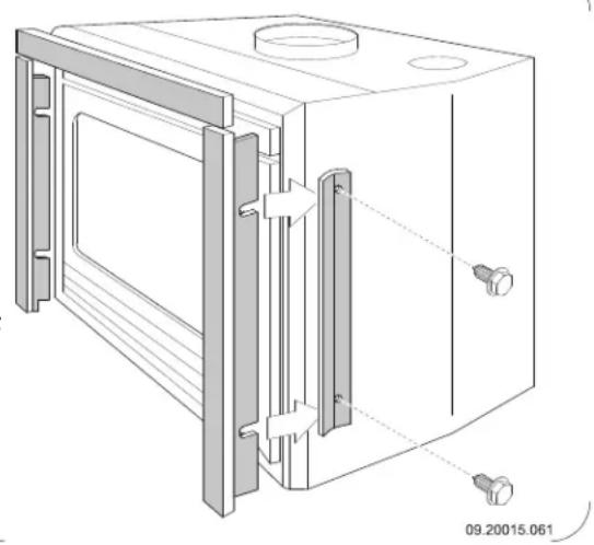 DOVRE 2520S3 - Building into an existing hearth - 1