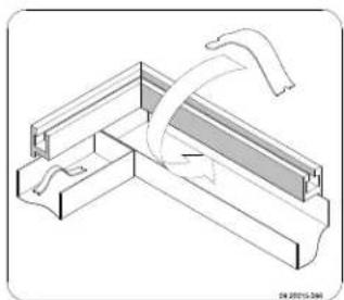DOVRE 2520S3 - Montare la cornice esterna - 4