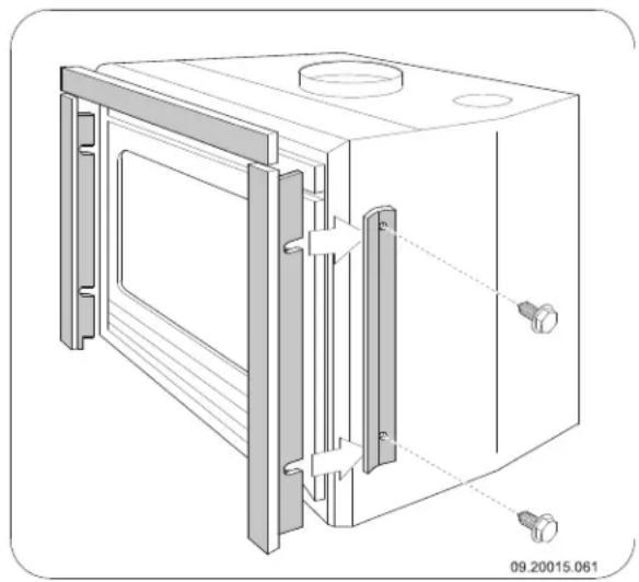 DOVRE 2520S3 - Encastrado en una chimenea existente. - 1