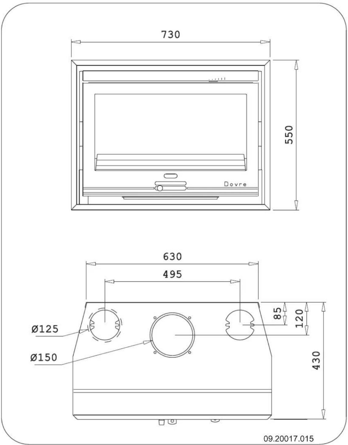 DOVRE 2520S2R - Annexe 3: Dimensions - 4