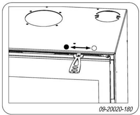 DOVRE 2520S2R - Bediening van de Iuchtschuiven - 3