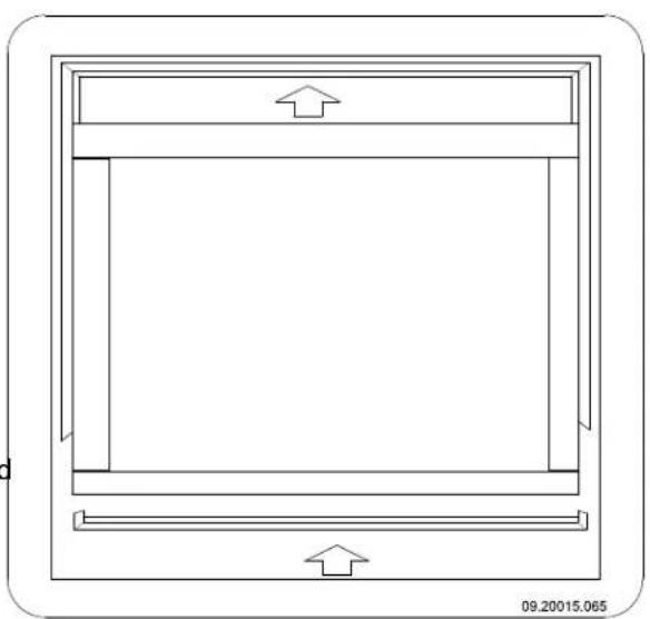 DOVRE 2520S2R - Uitwendige kader monteren - 3