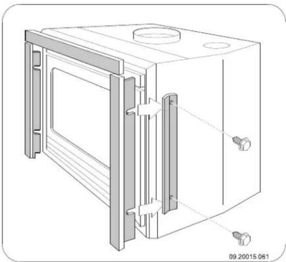 DOVRE 2520S2R - Einbau in einen vorhandenen Kamin - 2