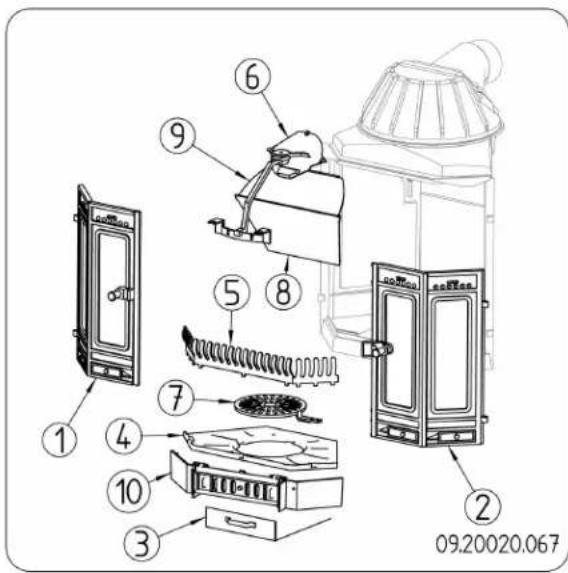DOVRE Phoenix II - Model uit de 2000S serie (deurhoogte 620 mm) - 1