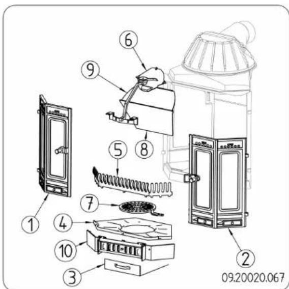 DOVRE Phoenix II - Modèle de la série 2000S (hauteur de porte 620 mm) - 1