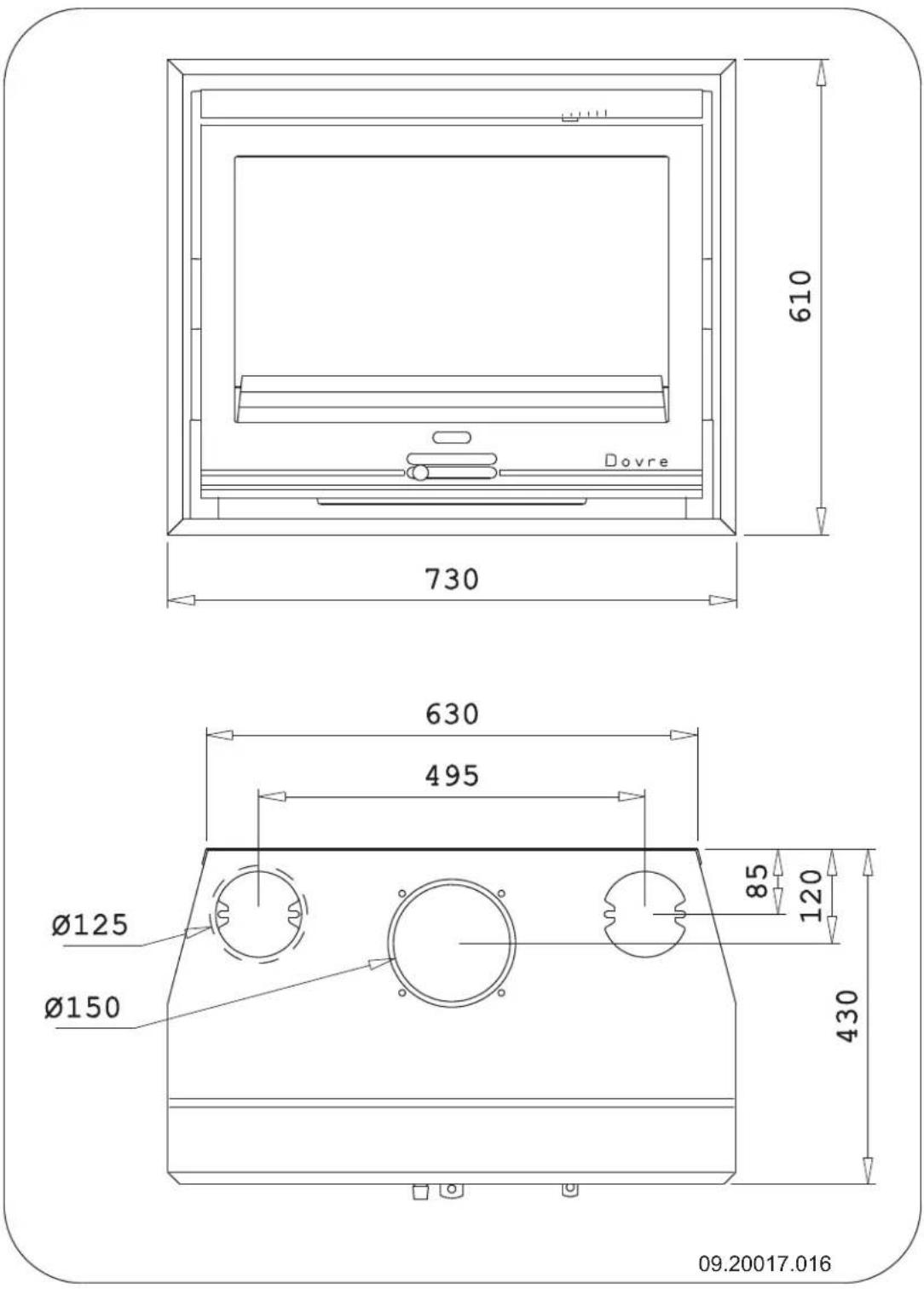 DOVRE 2510SD - Bijlage 3: Afmetingen - 8