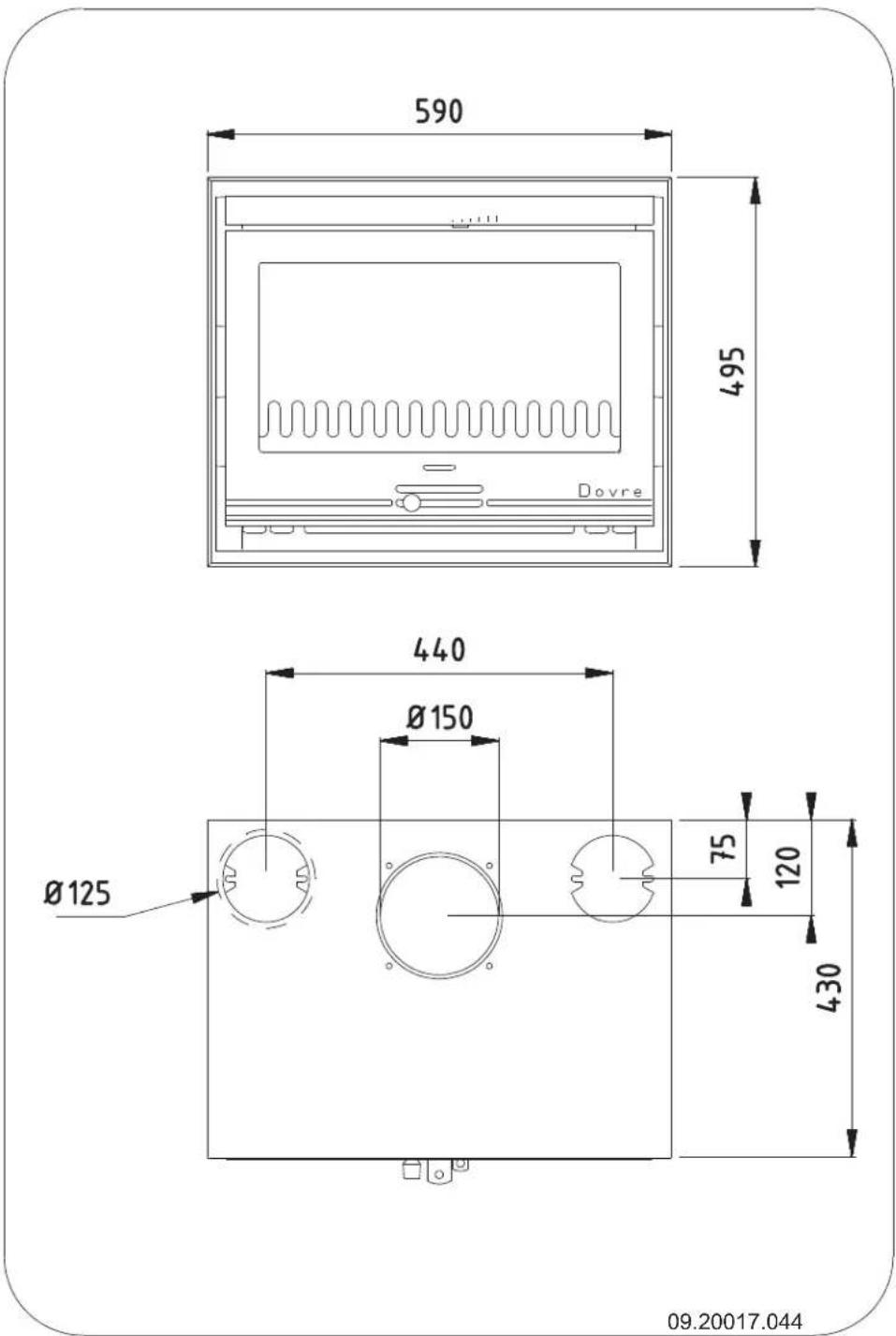 DOVRE 2510CTD - Anexo 3: Medidas - 1