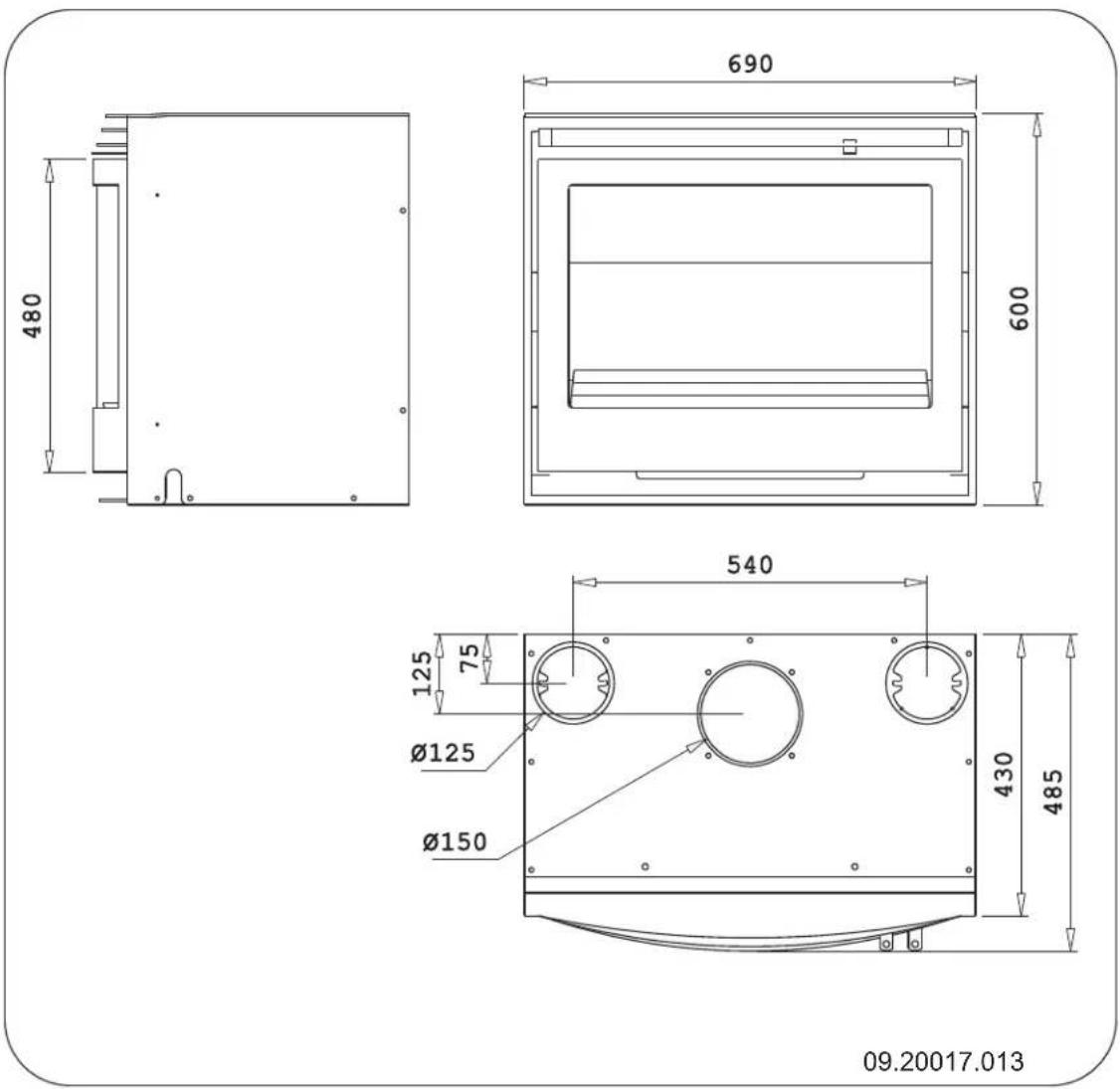 DOVRE 2510CTD - Bijlage 3: Afmetingen - 10