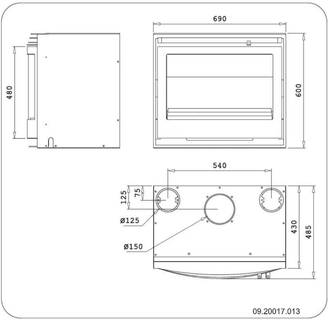 DOVRE 2510CTD - Appendix 3: Dimensions - 9