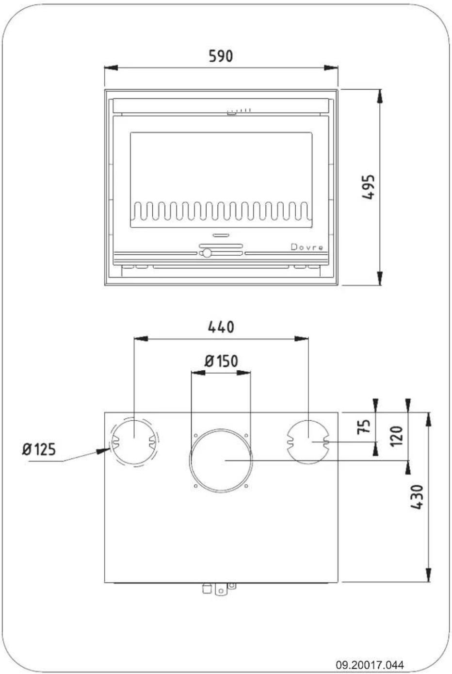 DOVRE 2510CTD - Anlage 3: Abmessungen - 1