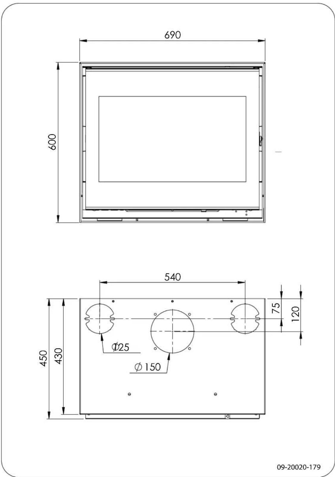 DOVRE 2510CTD - Bijlage 3: Afmetingen - 11