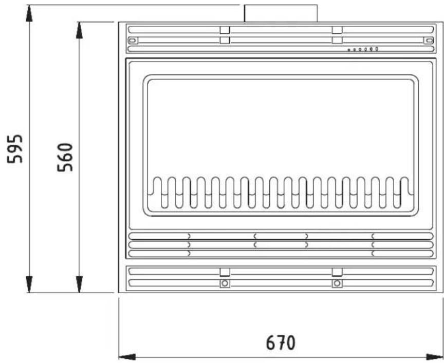 DOVRE 2510CTD - Bijlage 3: Afmetingen - 2