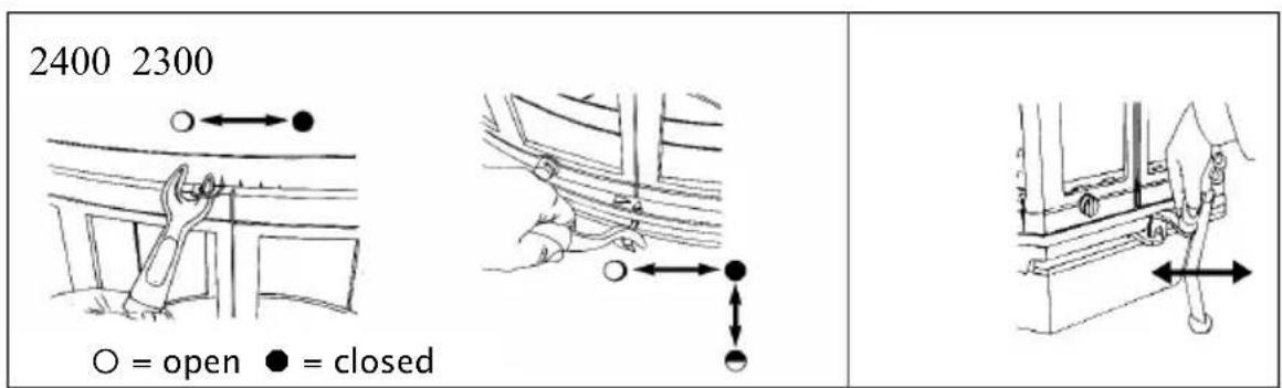 DOVRE 2400GLA - Lighting a fire - 1