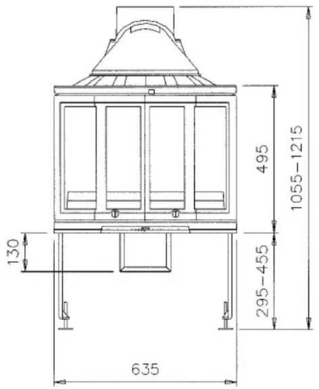 DOVRE 2400BSA - Die Bauart-Raumheizvermogen - 3