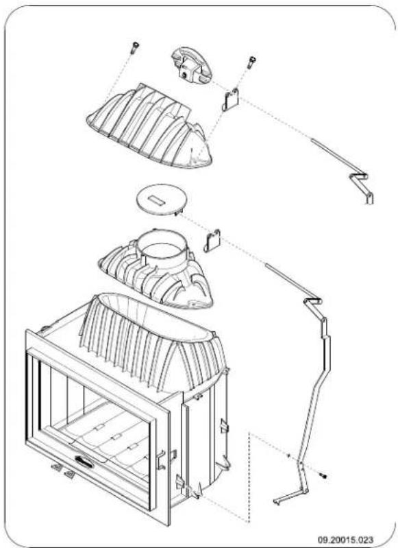 DOVRE 2180CBS - Modificare la direzione del raccordo di collegamento - 1