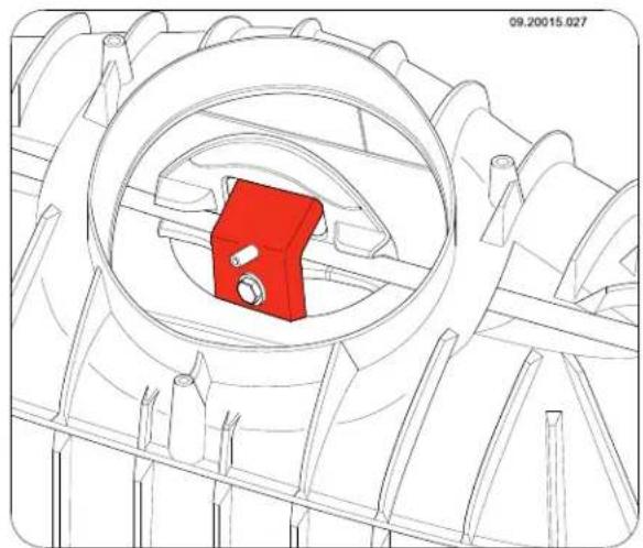 DOVRE 2180CBS - Einstellen der Klappenstellung - 3