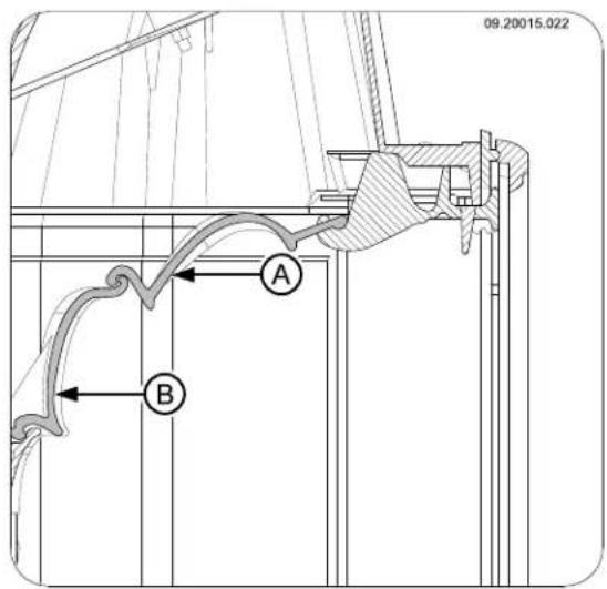 DOVRE 2180CBBS - Dismantling baffle plate - 1