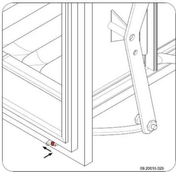 DOVRE 2180CBC - Smontare il tagliafiamma - 3