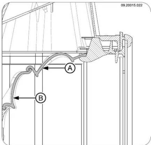 DOVRE 2180CBC - Smontare il tagliafiamma - 1