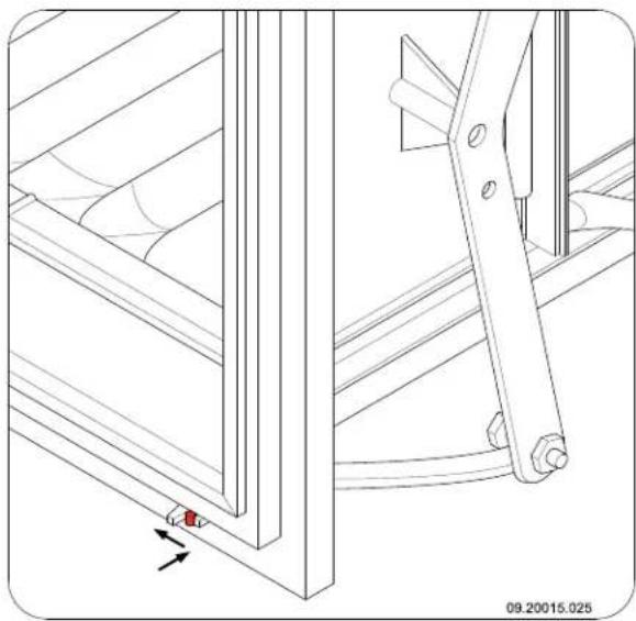 DOVRE 2180CBC - Adjusting the damper position - 2