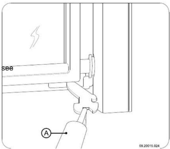 DOVRE 2180CBC - Adjusting the damper position - 1