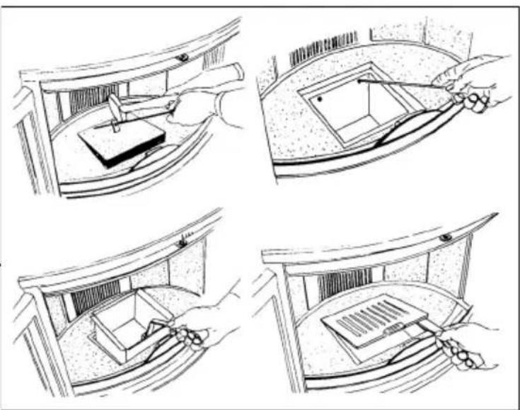 DOVRE 2000CBBS - Installation of the ashtray (if applicable) - 1