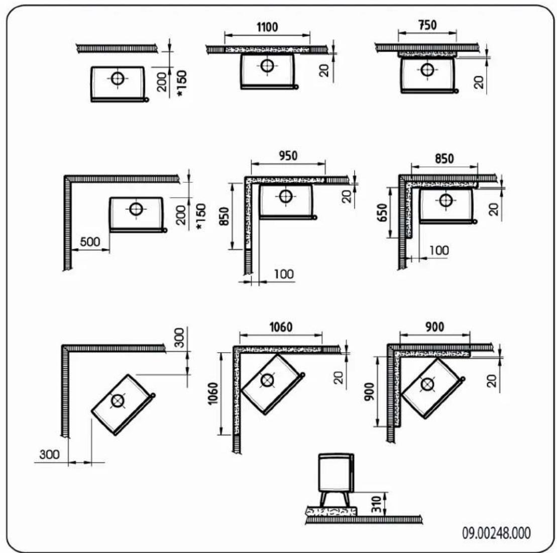 DOVRE Vintage 30 - Appendix 3: Distance from combustible material - 1