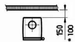 DOVRE Vintage 30 - Vintage 35 - Minimale afstanden: - 1