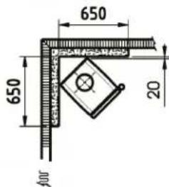 DOVRE Vintage 30 - Vintage 30 - Distanze minime per la versione alla rivestimento igni - 9