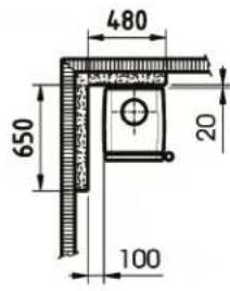 DOVRE Vintage 30 - Vintage 30 - Distanze minime per la versione alla rivestimento igni - 6