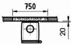 DOVRE Vintage 30 - Vintage 30 - Minimale afstanden: - 2