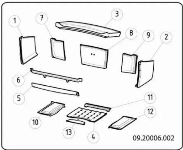 DOVRE Vintage 30 - Vintage 35 spare parts - 1