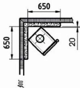 DOVRE Vintage 30 - Vintage 30 - Minimale afstanden: - 9