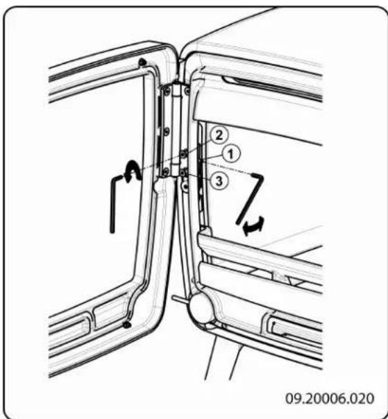 DOVRE Vintage 30 - Réglage de la charnière - 1