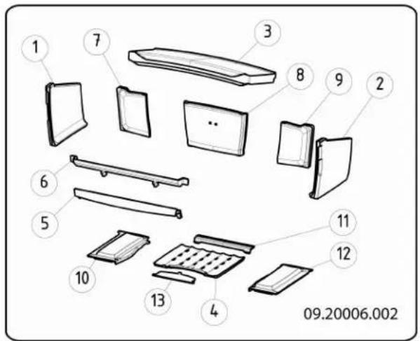 DOVRE Vintage 30 - Vintage 50 spare parts - 1
