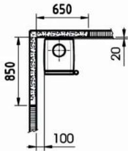 DOVRE Vintage 30 - Vintage 35 - Minimale afstanden: - 5