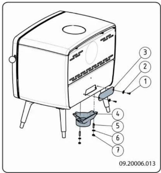 DOVRE Vintage 30 - Raccordement en air extérieur par le sol - 1