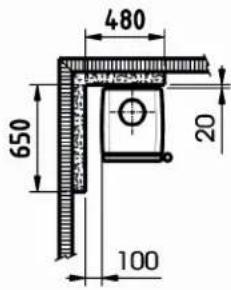 DOVRE Vintage 35 - Vintage 30 - Minimale afstanden: - 6