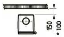 DOVRE Vintage 35 - Vintage 30 - Distanze minime per la versione alla rivestimento igni - 1