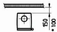 DOVRE Vintage 35 - Vintage 30 - Minimale afstanden: - 1