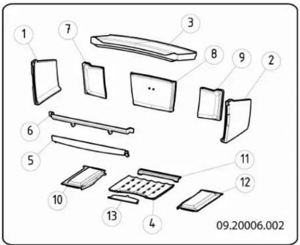 DOVRE Vintage 35 - Vintage 50 spare parts - 1